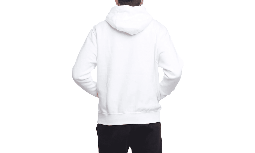 NIKE MENS Sportswear Club Fleece Graphic Pullover Hoodie "White / White-Black" BV2973 100 BV2973 100 from Stadium Goods