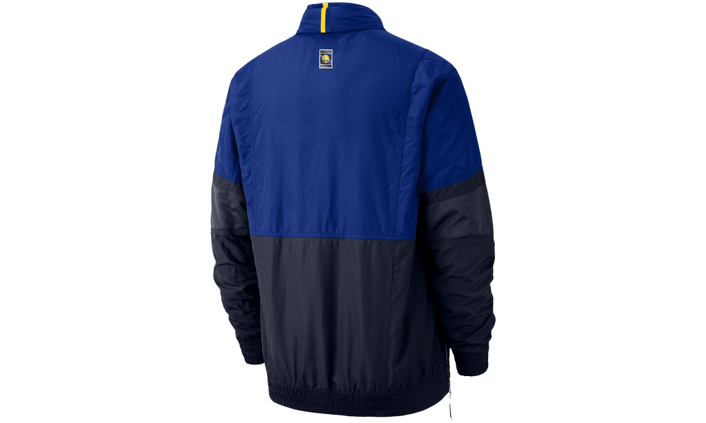 NIKE MENS NBA Golden State Warriors Hooded Pullover Jacket "Blue" AH4333 495 AH4333 495 from Stadium Goods