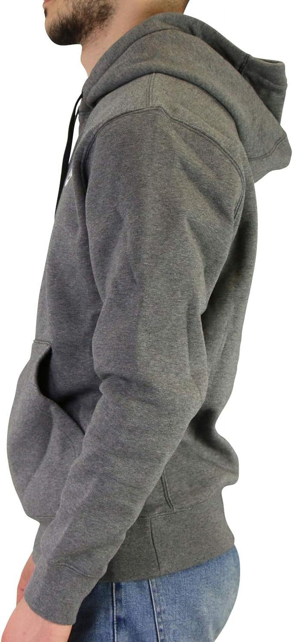 Mens Sweater Medium Front Pocket Embroidered Hooded M