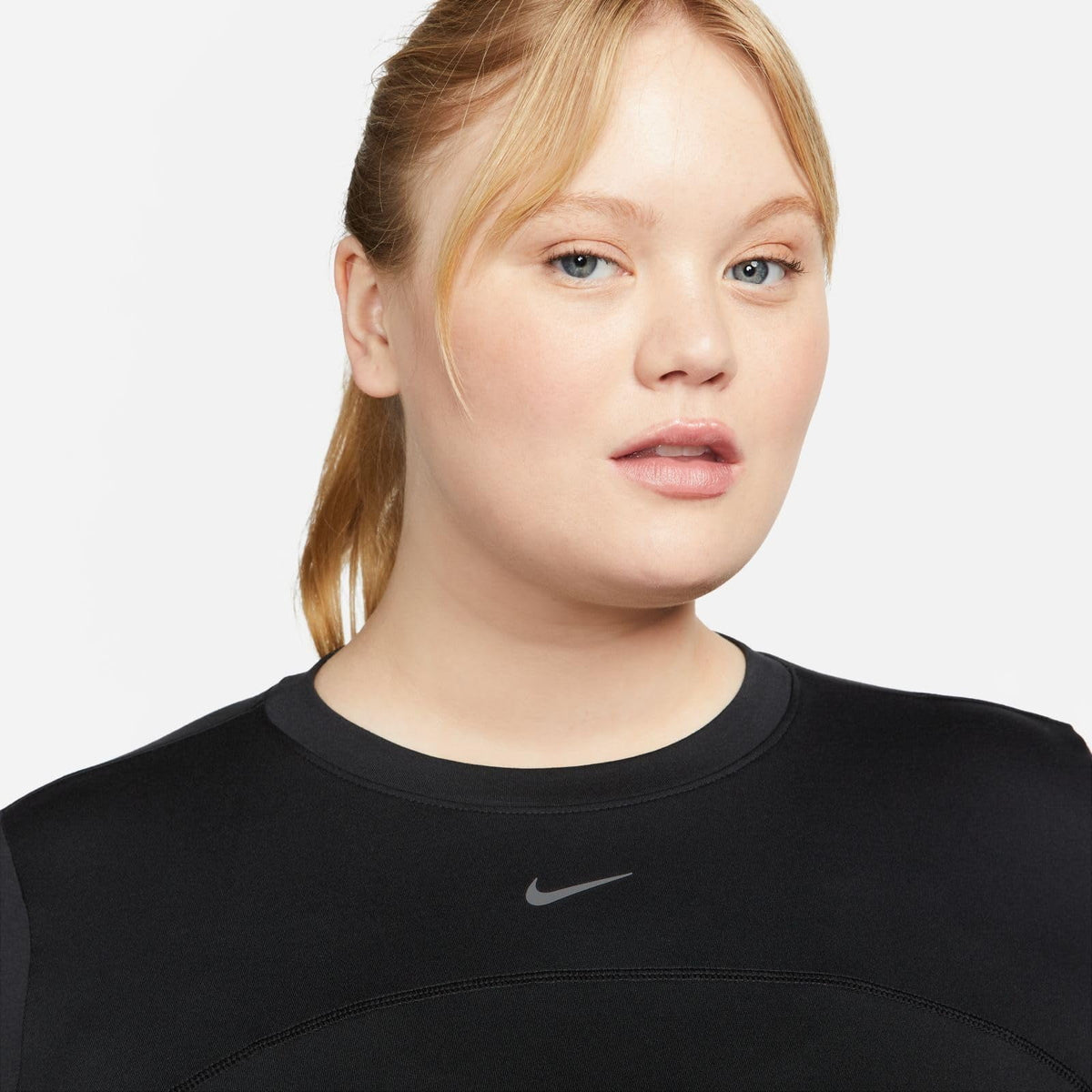 Nike Plus Size Active Dri-fit Swift Element Uv Crewneck Running Top