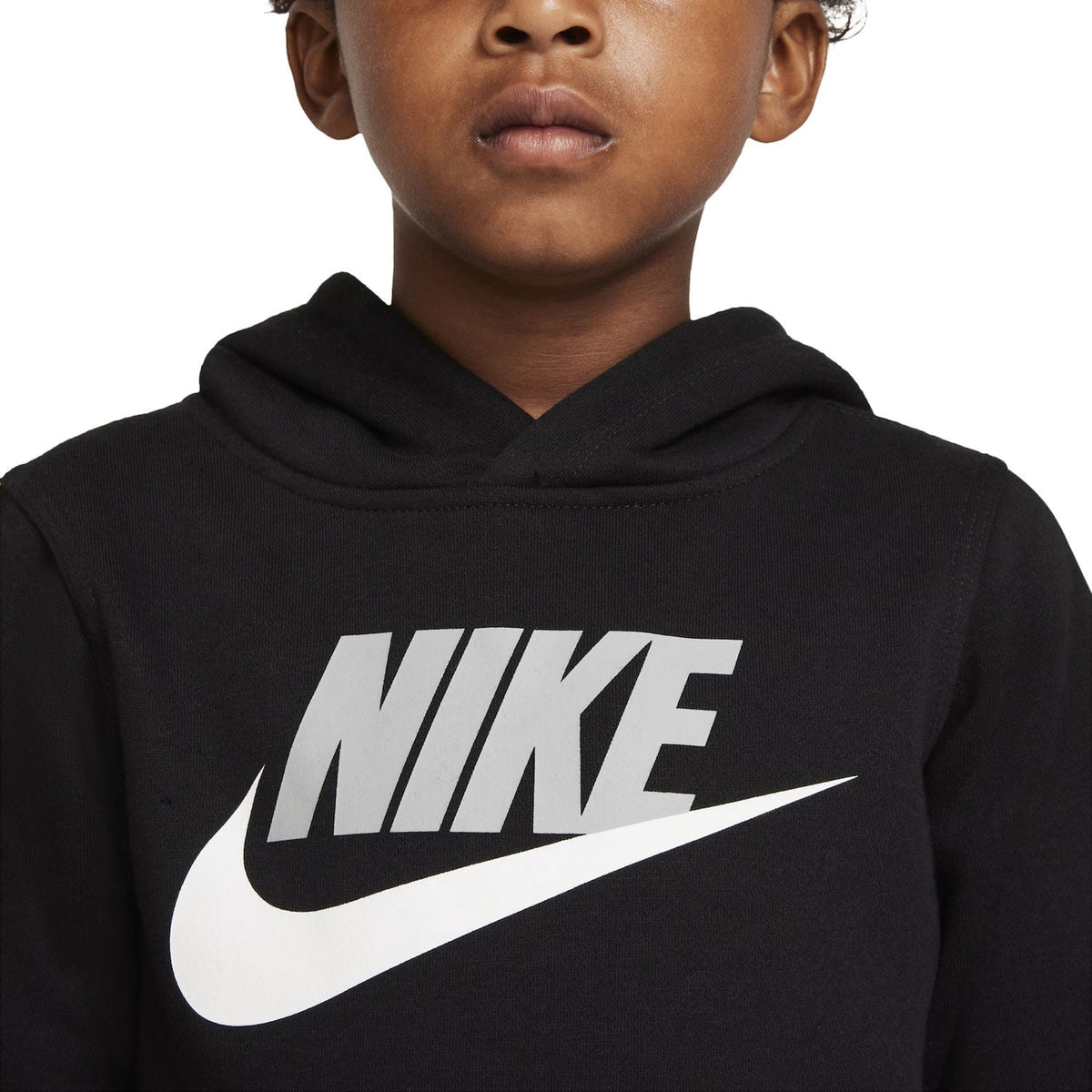 Boys 4-7 Nike Fleece Pullover Hoodie Color: Black Size: 6