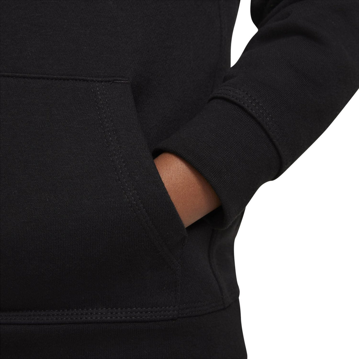 Boys 4-7 Nike Fleece Pullover Hoodie Color: Black Size: 6