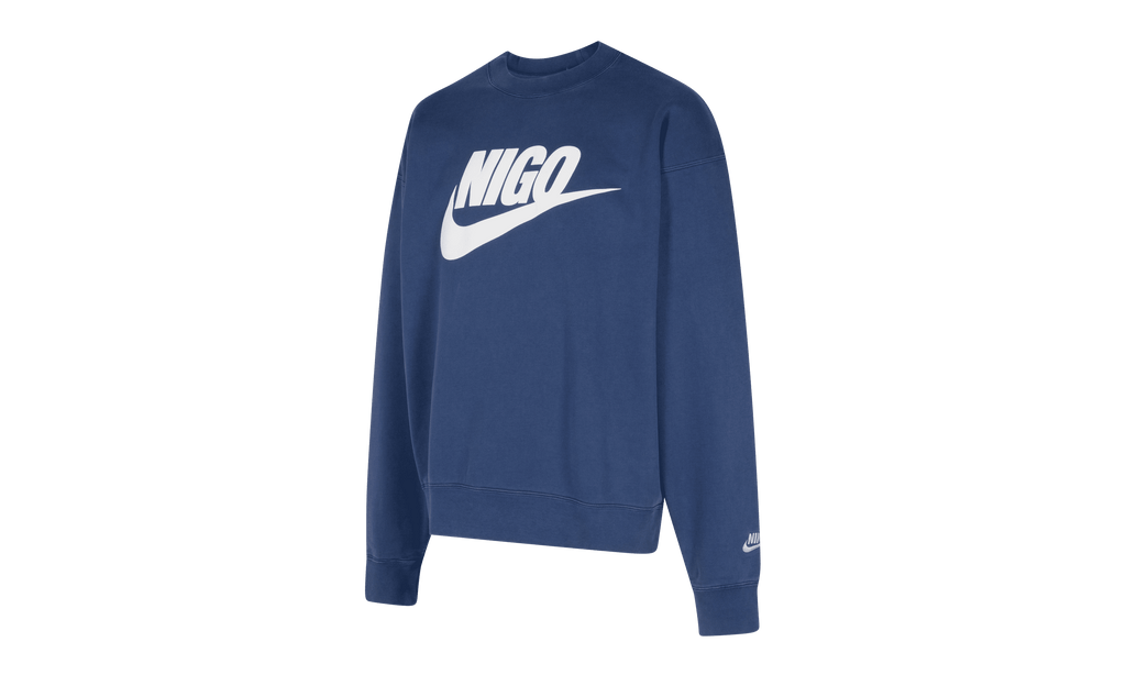 NIKE MENS Nigo NRG Fleece Crew Sweatshirt "Navy" FV5941 492 FV5941 492 from Stadium Goods