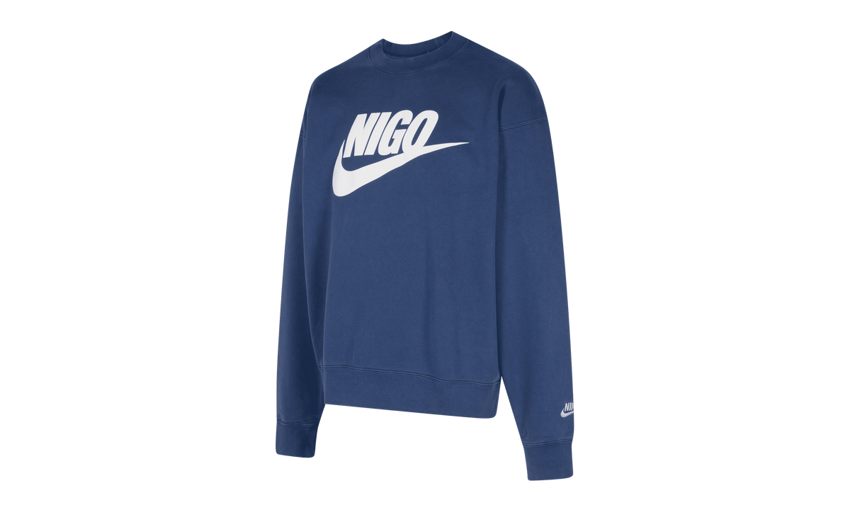 NIKE MENS Nigo NRG Fleece Crew Sweatshirt "Navy" FV5941 492 FV5941 492 from Stadium Goods