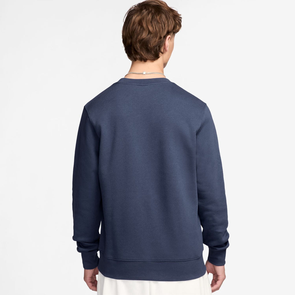 Men's Nike Club Brushed Fleece Crewneck Sweatshirt Color: Stadium Green Size: M