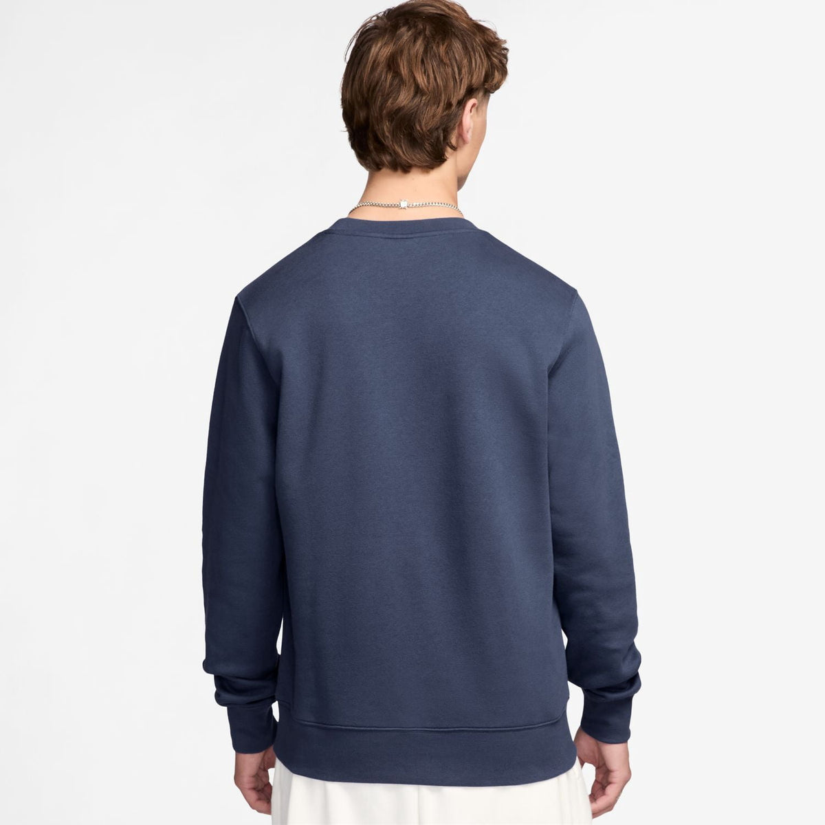 Men's Nike Club Brushed Fleece Crewneck Sweatshirt Color: Stadium Green Size: M