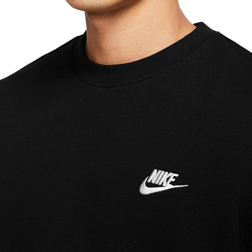 Nike Sportswear Club Fleece Men's Crew Color: Midnight Navy/White Size: S