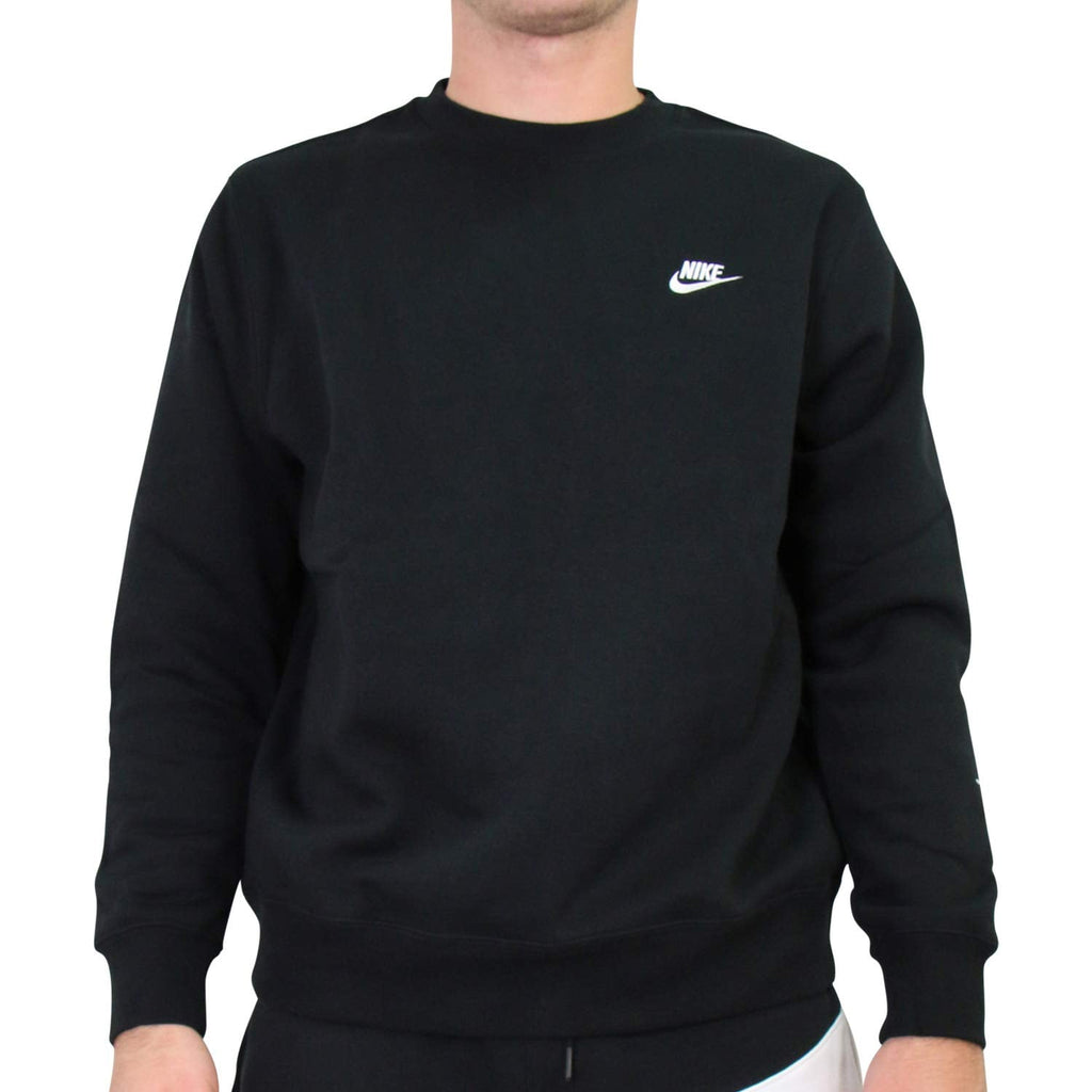 Nike Sportswear Club Fleece Men's Crew Color: Midnight Navy/White Size: S