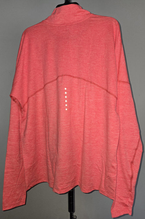 BRANDED WOMENS SIZE L NEON PEACH LONG SLEEVED ATHLETIC PULLOVER NIKE AJ4660-850