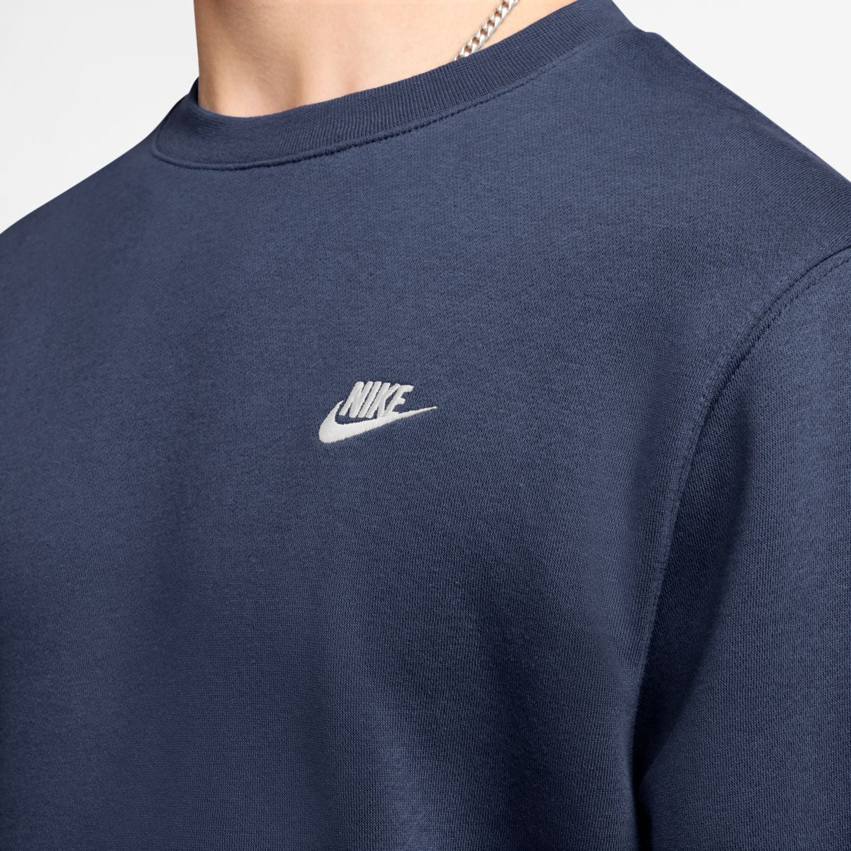 Men's Nike Club Brushed Fleece Crewneck Sweatshirt Color: Stadium Green Size: M