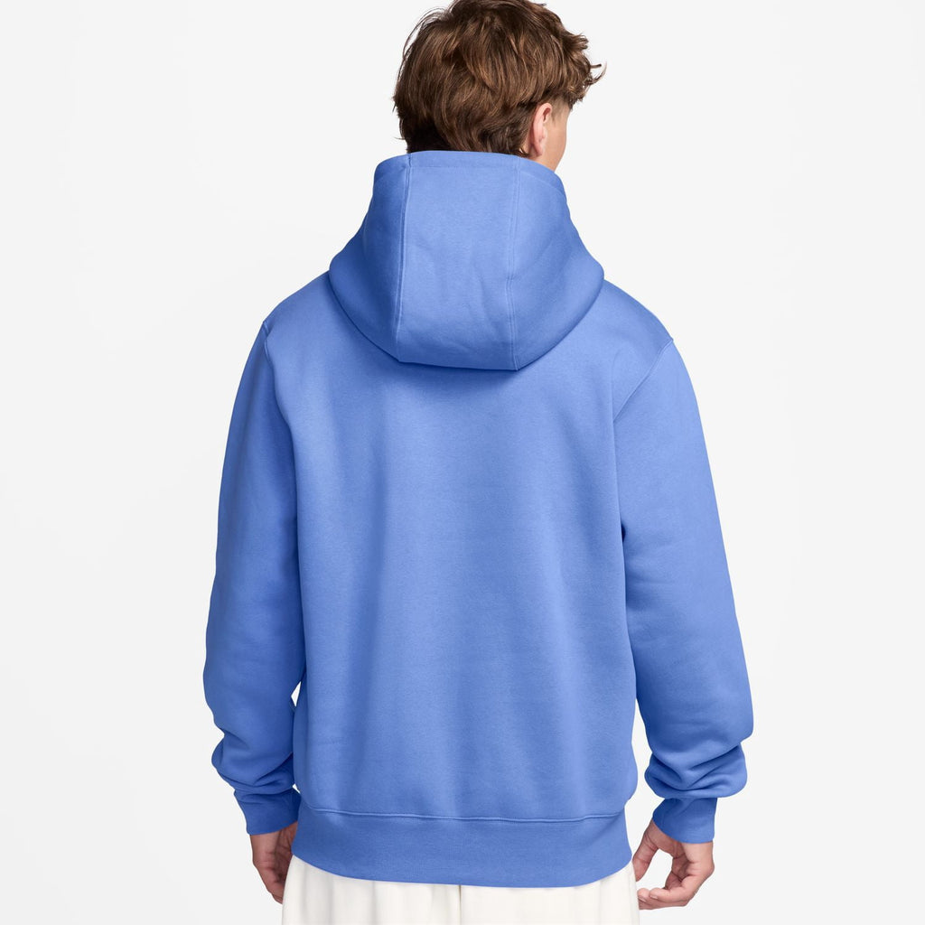 Men's Nike Club Pull-Over Fleece Hoodie Color: Dark Grey Heather Size: M