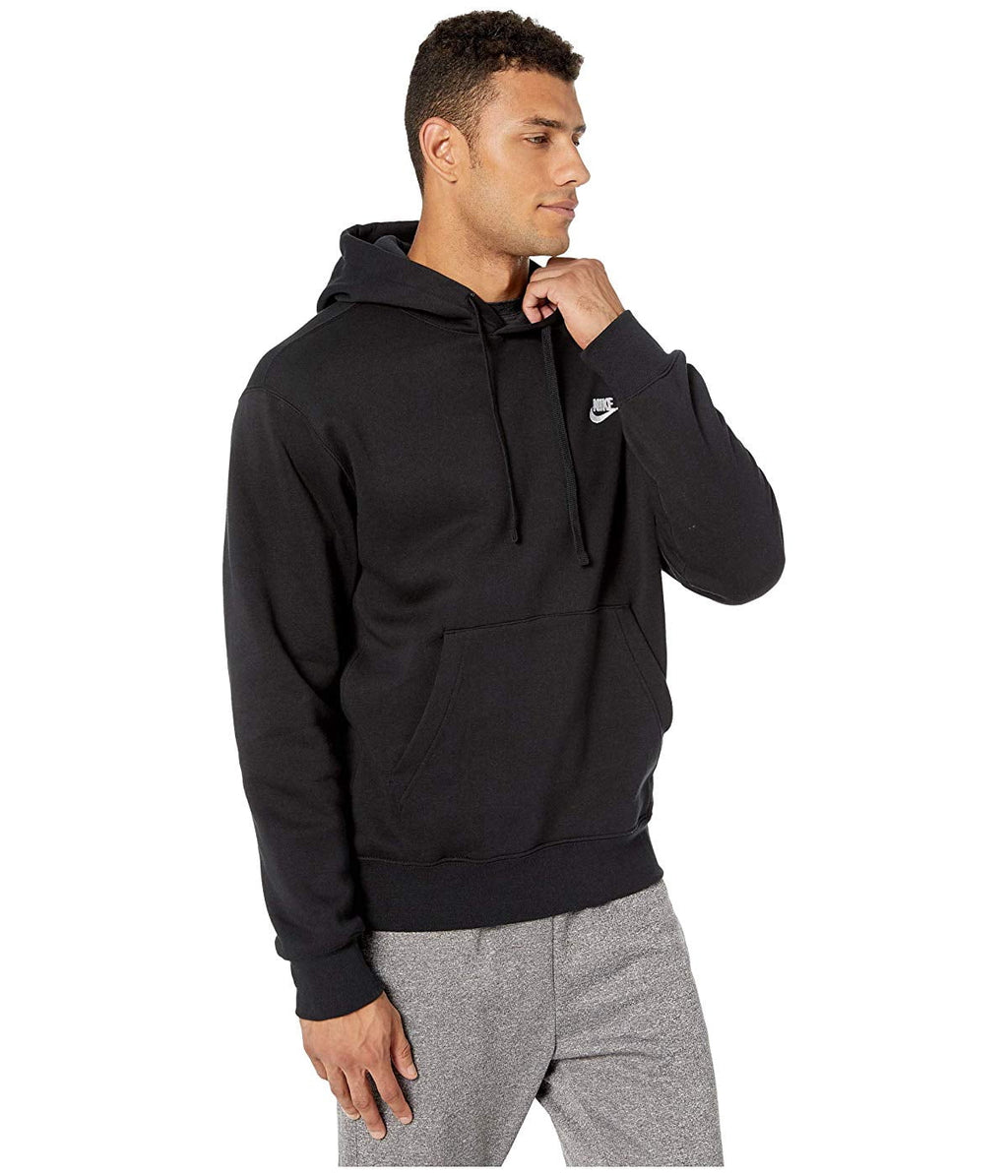 Mens Sweater Medium Front Pocket Embroidered Hooded M