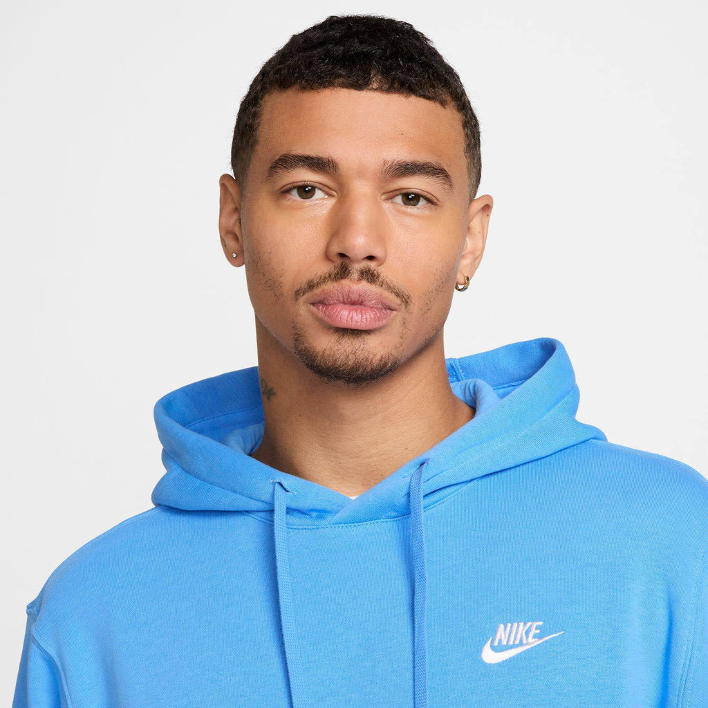Men's Nike Sportswear Club Fleece Pullover Hoodie Color: Sail Size: XXL