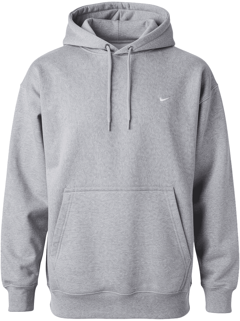 Men's Nike Solo Swoosh Pullover Hoodie - 'Dark Grey Heather'