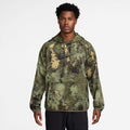 Men's Nike Therma-FIT Camo Versatile Pullover Hoodie Color: Oil Green Size: M