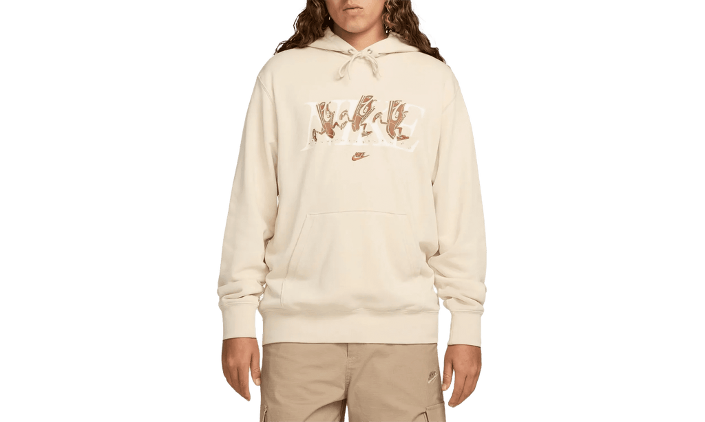NIKE MENS Club French Terry Hoodie "SAIL / BROWN" HJ2177 234 HJ2177 234 from Stadium Goods
