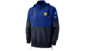 NIKE MENS NBA Golden State Warriors Hooded Pullover Jacket "Blue" AH4333 495 AH4333 495 from Stadium Goods