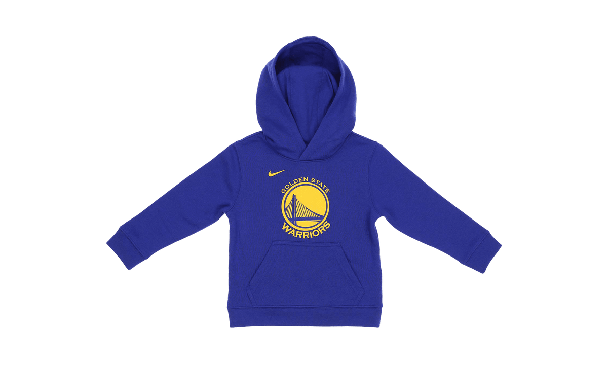 NIKE MENS Nike NBA Golden State Warriors Logo Hoodie "Blue" 9Z2B3BAWX WAR 9Z2B3BAWX WAR from Stadium Goods