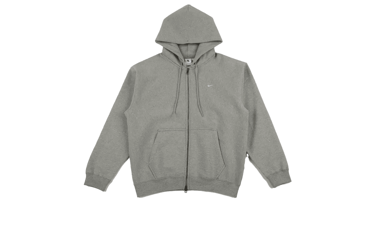 NIKE MENS Solo Swoosh FZ Hoodie "Dark Grey Heather" HV1084 063 HV1084 063 from Stadium Goods