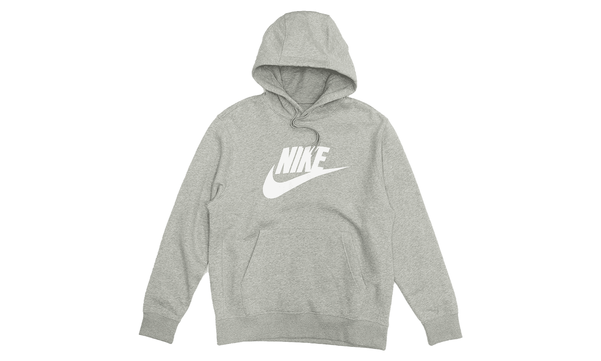 NIKE MENS Sportswear Club Fleece Graphic Pullover Hoodie "Heather Grey" BV2973 063 BV2973 063 from Stadium Goods