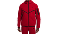 NIKE MENS Sportswear Tech Fleece Windrunner Full-zip Hoodie "GYM RED/BLACK" HV0949 687 from Stadium Goods