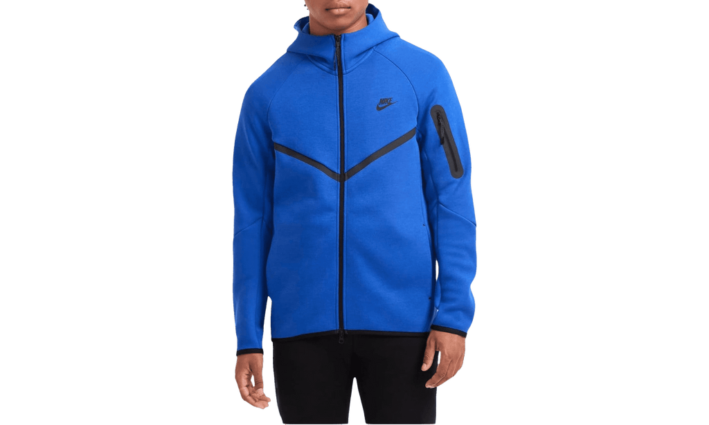 NIKE MENS Tech Men's Full-zip Windrunner Hoodie "Game Royal/Black" HV0949 480 from Stadium Goods