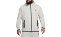 NIKE MENS Tech Men's Lightweight Knit Full-zip Hoodie "GREY/BLACK" FD4501 012 FD4501 012 from Stadium Goods