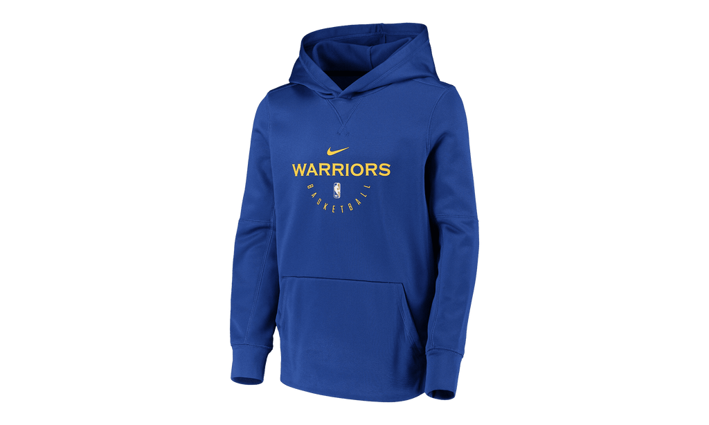 NIKE MENS Youth Nike NBA Golden State Warriors Hoodie "Blue" 9Z2B7BAQP WAR 9Z2B7BAQP WAR from Stadium Goods