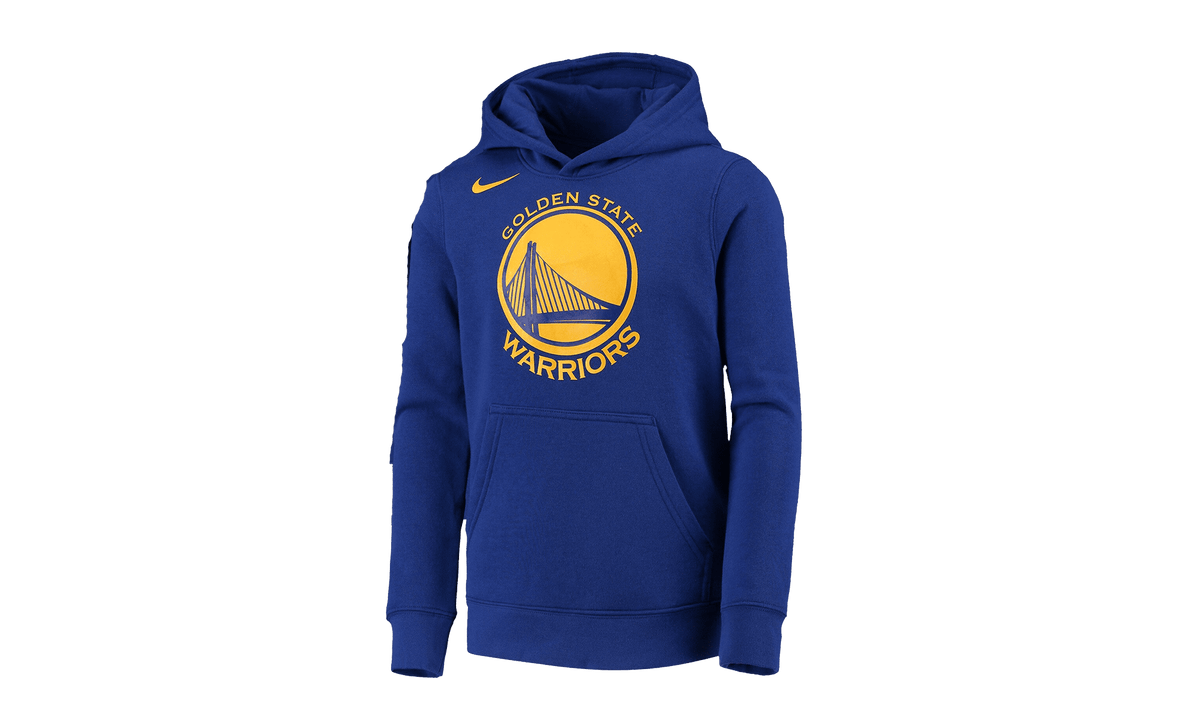NIKE MENS Youth Nike NBA Golden State Warriors Hoodie "Blue" 9Z2B7BAWX WAR 9Z2B7BAWX WAR from Stadium Goods