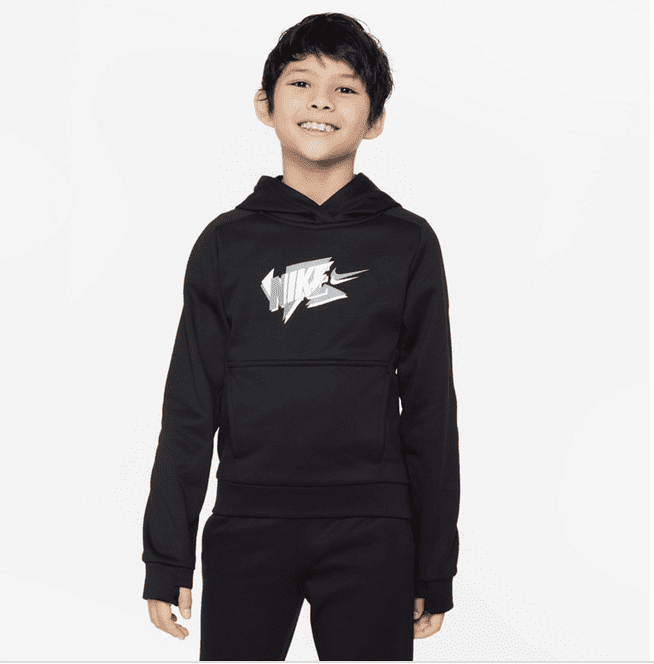 Nike Boys' Therma-FIT Multi Graphic Hoodie Black, Small - Boy's Fleece at Academy Sports