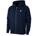 Nike Club Men's Full-Zip Fleece Hoodie, Obsidian - XX-Large