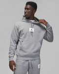 Nike Jordan Fleece Pullover Hoodie Grey DQ7338-091 Men's Size S Standard Fit