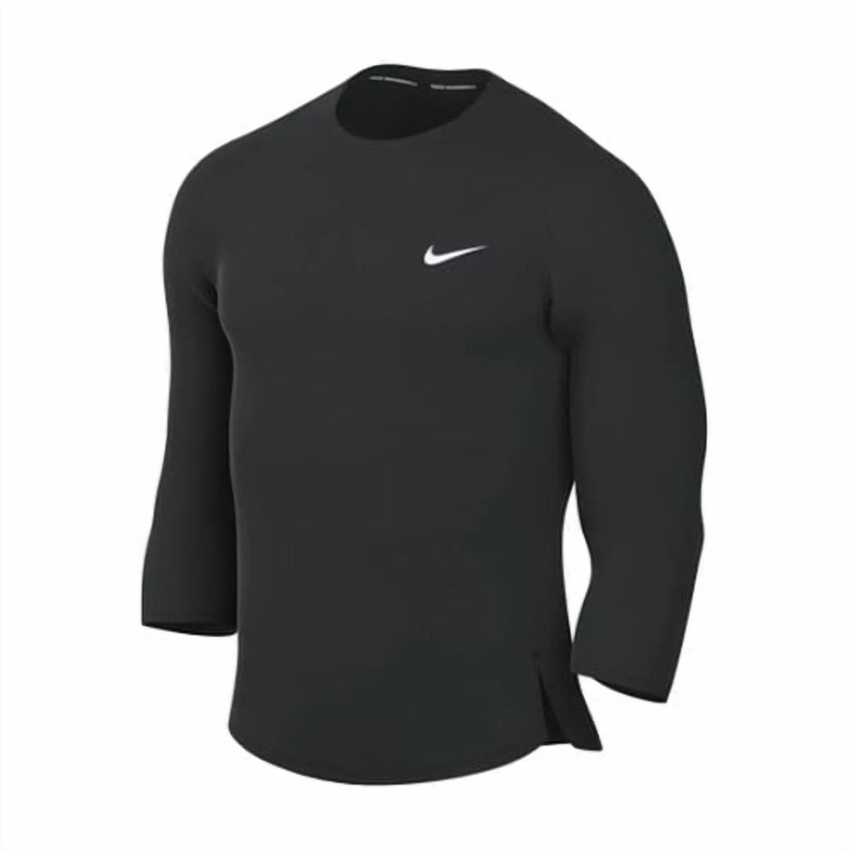 Nike Men's Dri-FIT Baseball Training Top 3/4 Sleeve, Black, Size XL