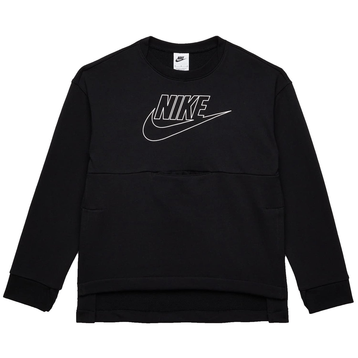 Nike NSW Pack Layering Jacket (Little Kids/FBig Kids) (Kids, Light Bone/Total Orange, L (14-16 Big Kid))
