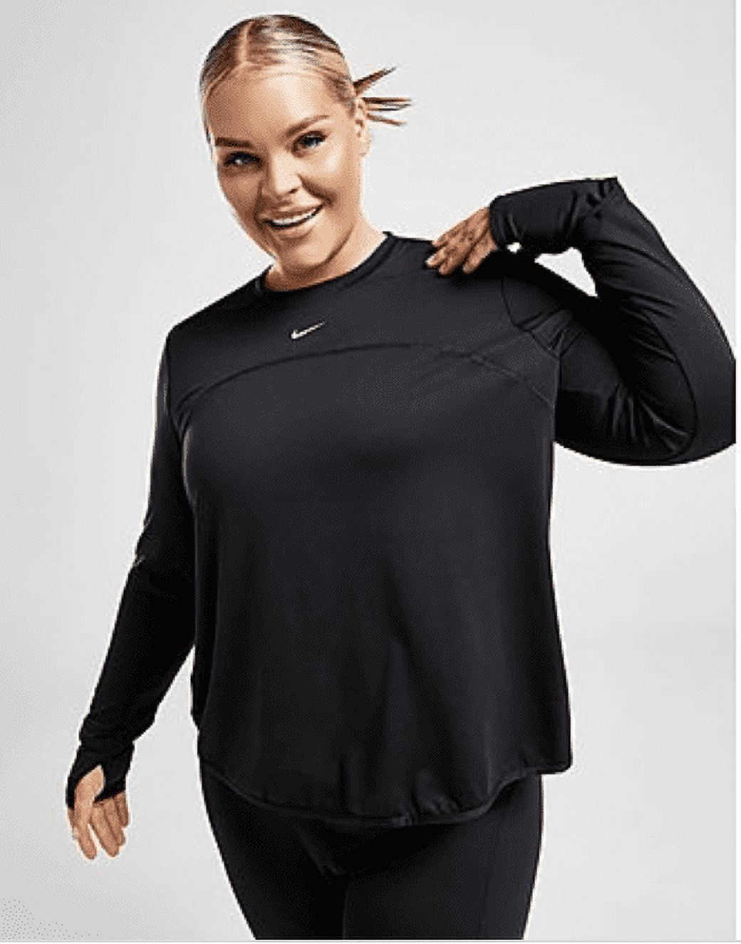 Nike Plus Size Active Dri-fit Swift Element Uv Crewneck Running Top