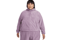 Nike Plus Size Therma-fit Full-Zip Fleece Hoodie - Violet Dust/pale Ivory