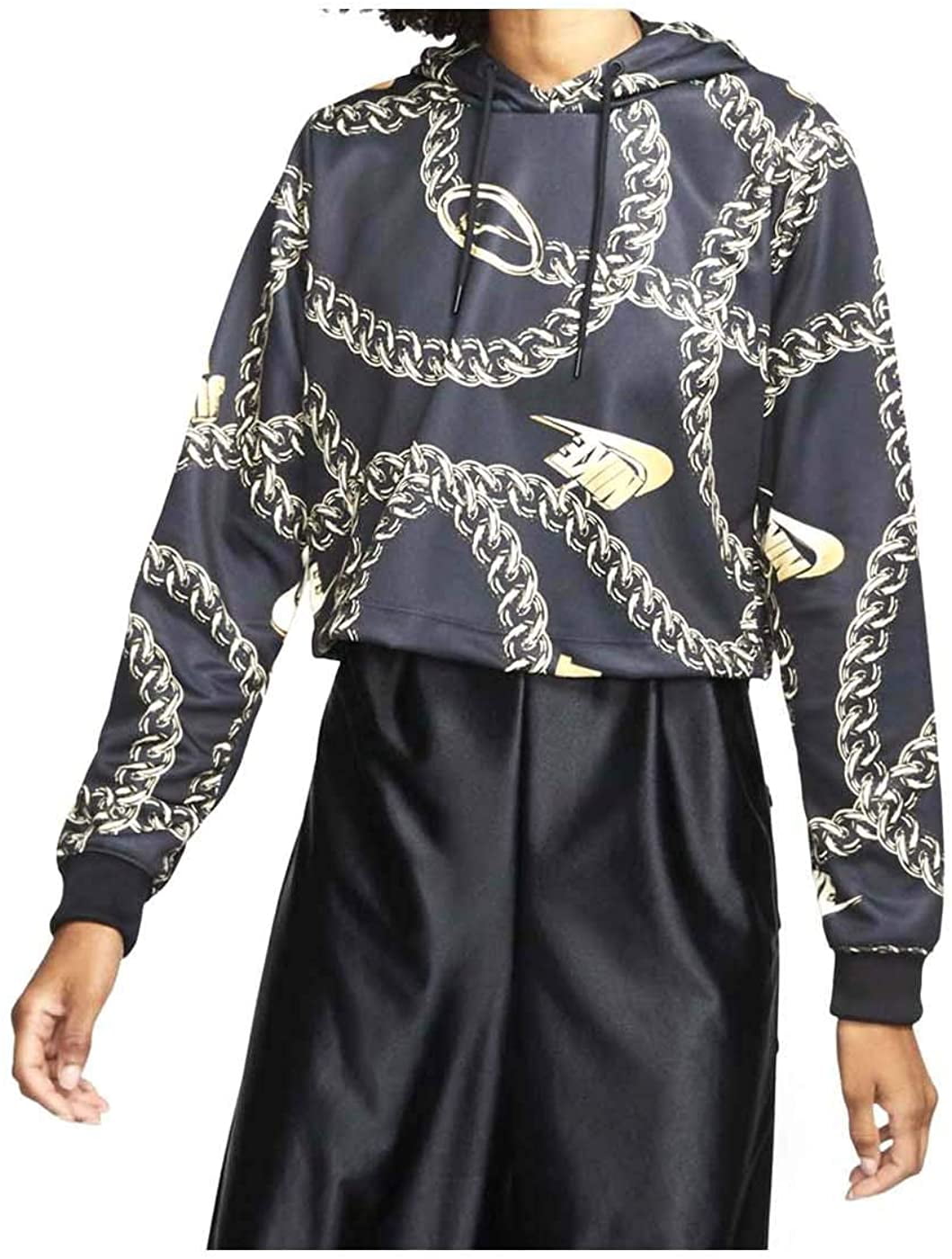 Nike Sportswear Icon Clash Womens Crop Top Hoodie Cj6305-010