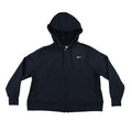 Nike Women's Plus Size Hooded Sweatshirt Active Sportswear Pocket Logo Black New