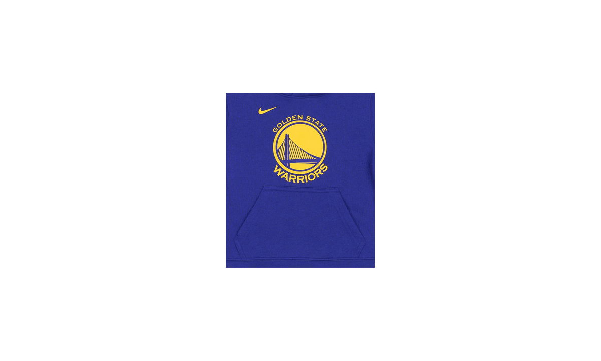 NIKE MENS Nike NBA Golden State Warriors Logo Hoodie "Blue" 9Z2B3BAWX WAR 9Z2B3BAWX WAR from Stadium Goods