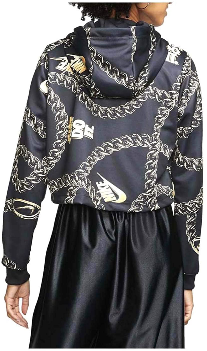 Nike Sportswear Icon Clash Womens Crop Top Hoodie Cj6305-010