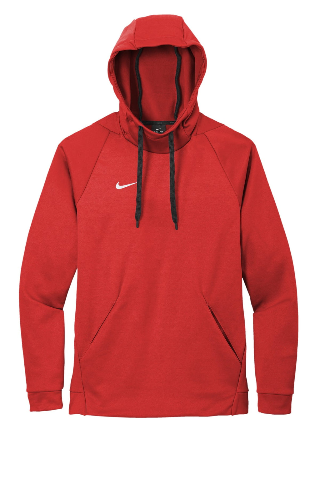 MENS NIKE THERMA PULLOVER HOODIE Red Medium