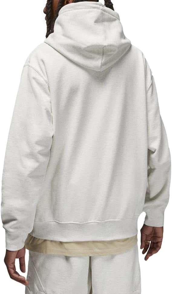 Nike Jordan Men's Essential Statement Hoodie -Medium, Sail/Heather