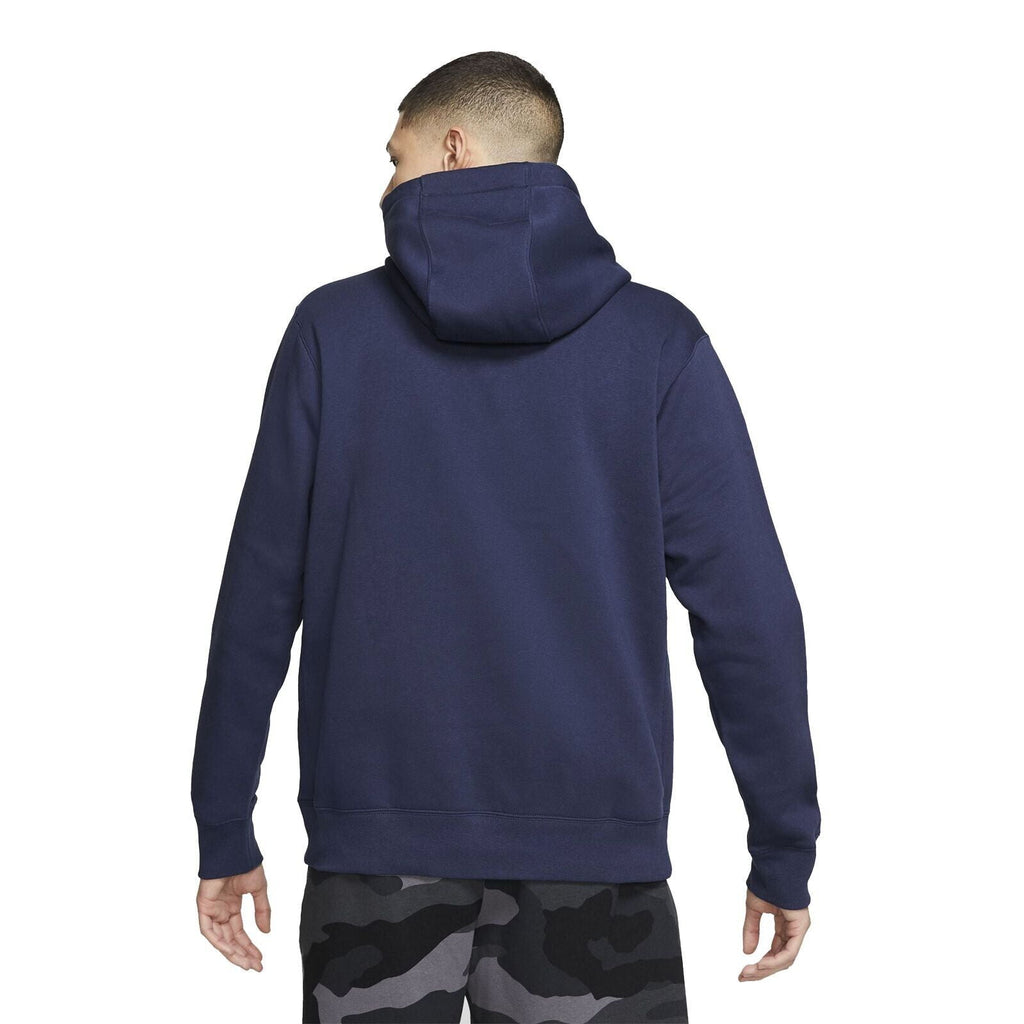 Mens Sweater Medium Front Pocket Embroidered Hooded M