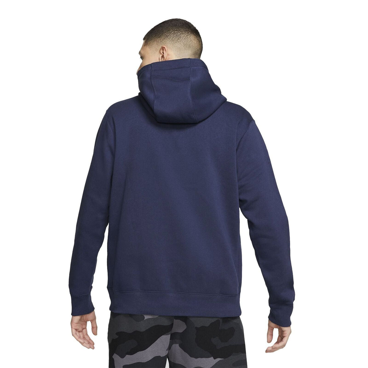 Mens Sweater Medium Front Pocket Embroidered Hooded M