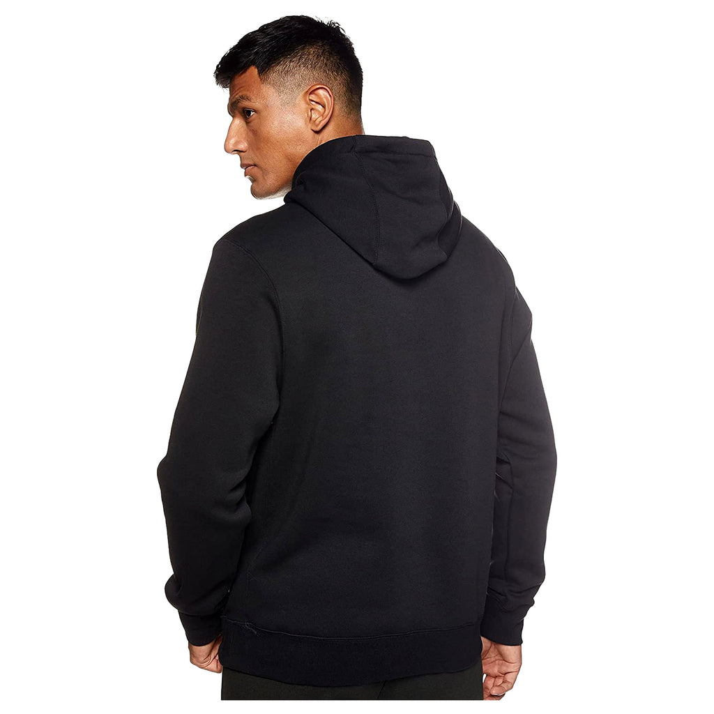 Mens Sweater Medium Front Pocket Embroidered Hooded M