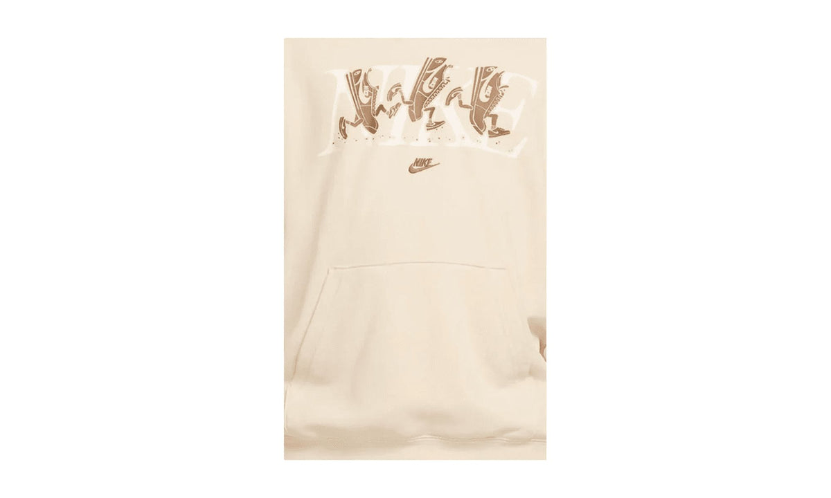 NIKE MENS Club French Terry Hoodie "SAIL / BROWN" HJ2177 234 HJ2177 234 from Stadium Goods