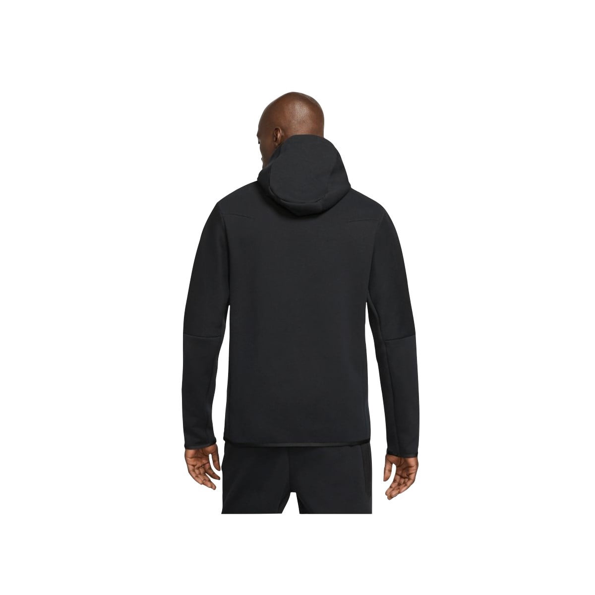Men's Nike Sportswear Black Tech Fleece Pullover Hoodie (DD5174 010) - XL