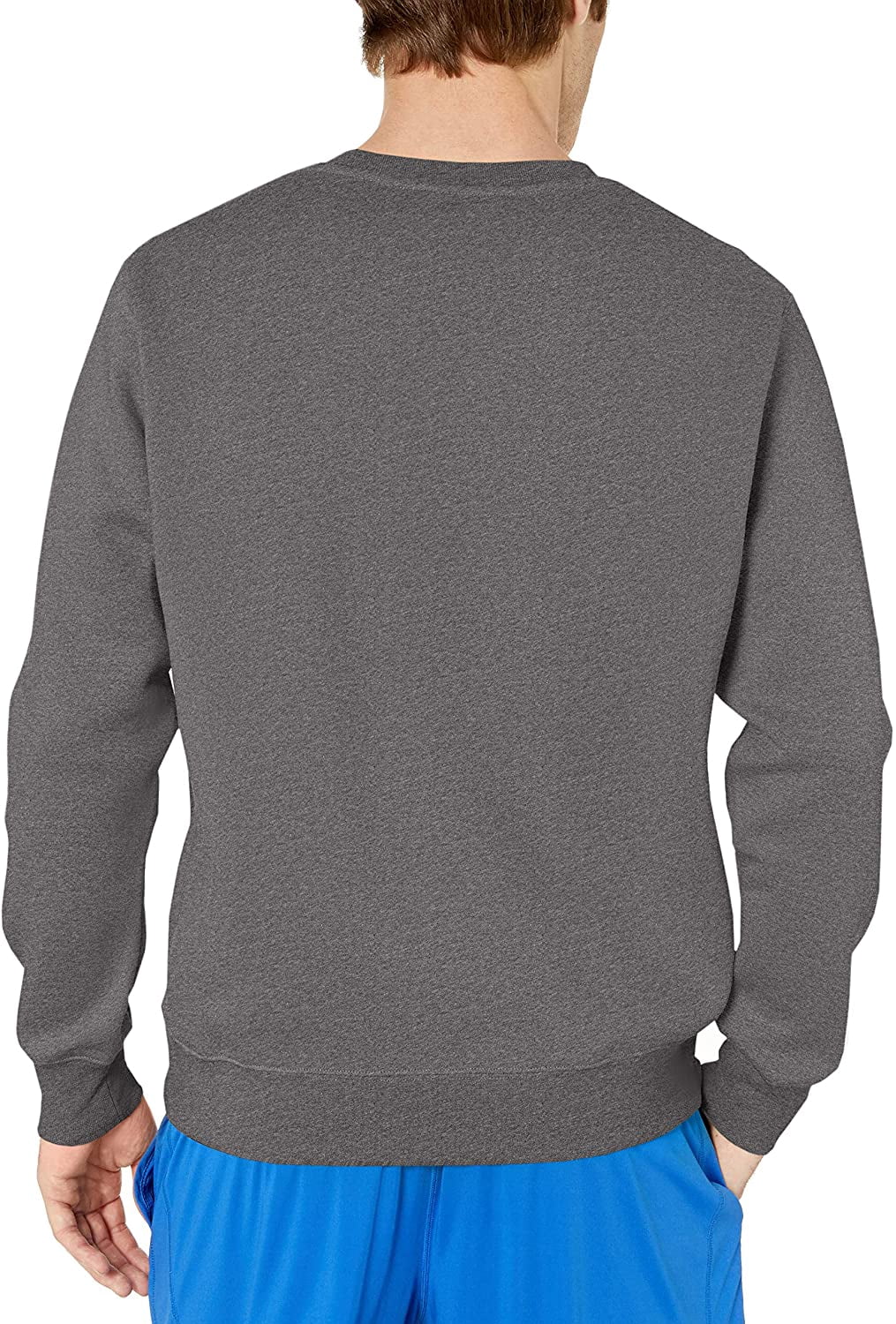 Nike Sportswear Club Fleece Men's Crew Color: Midnight Navy/White Size: S