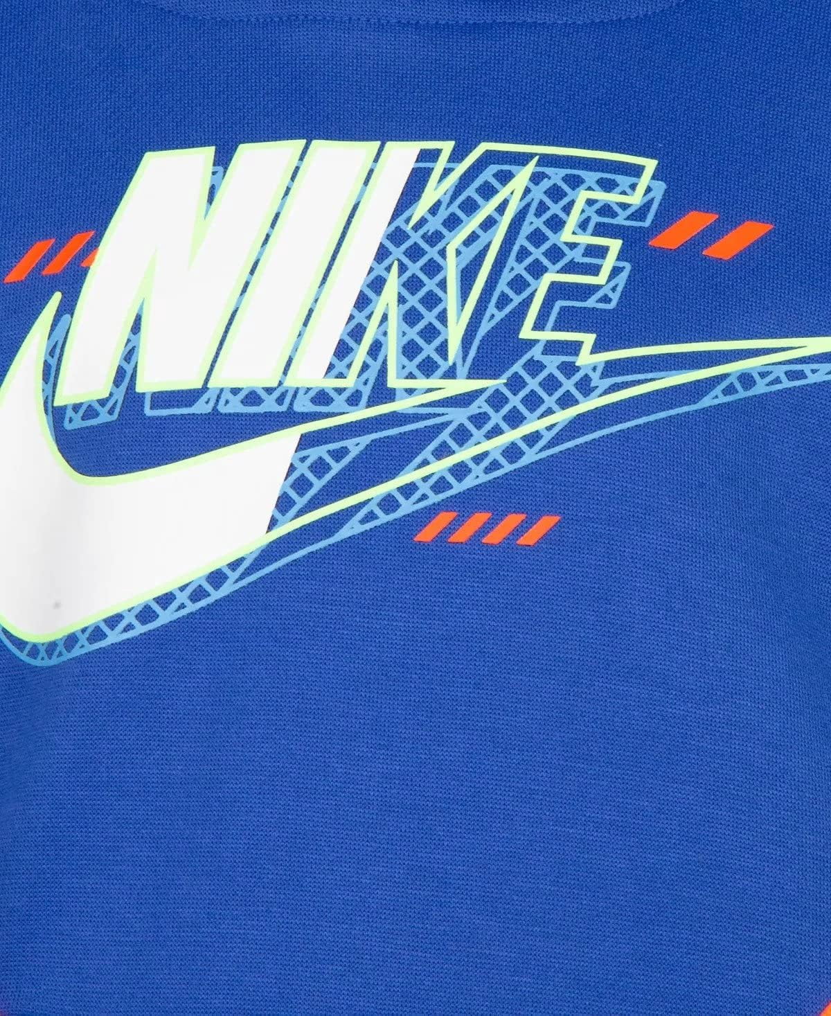 Nike Toddler Boys Pullover Sweatshirt Digital Escape Hoodie 2T Game Royal Blue