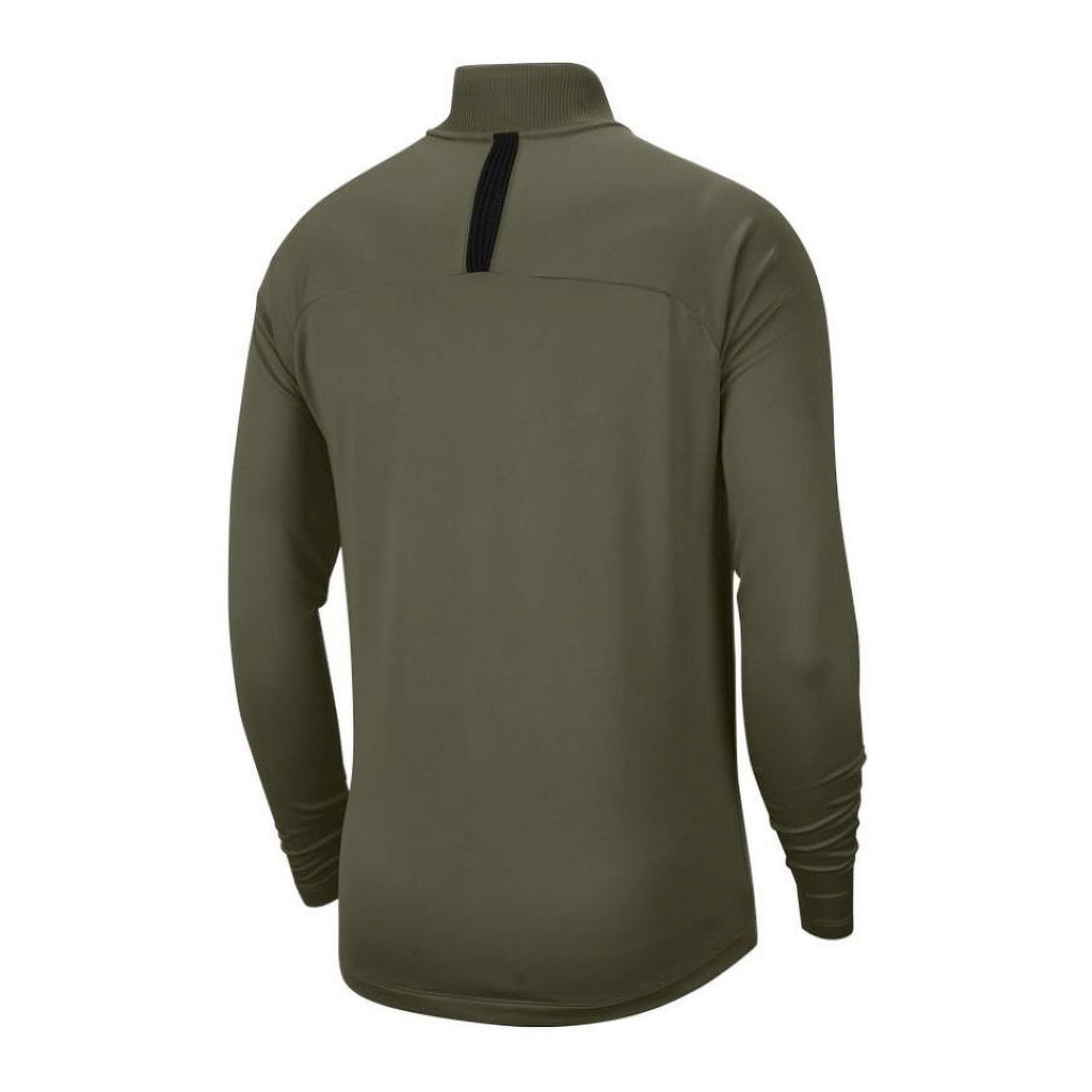 Nike Vapor Mens Color Block Dri-Fit Half Zip Pullover Sweater (2XLarge, Olive)